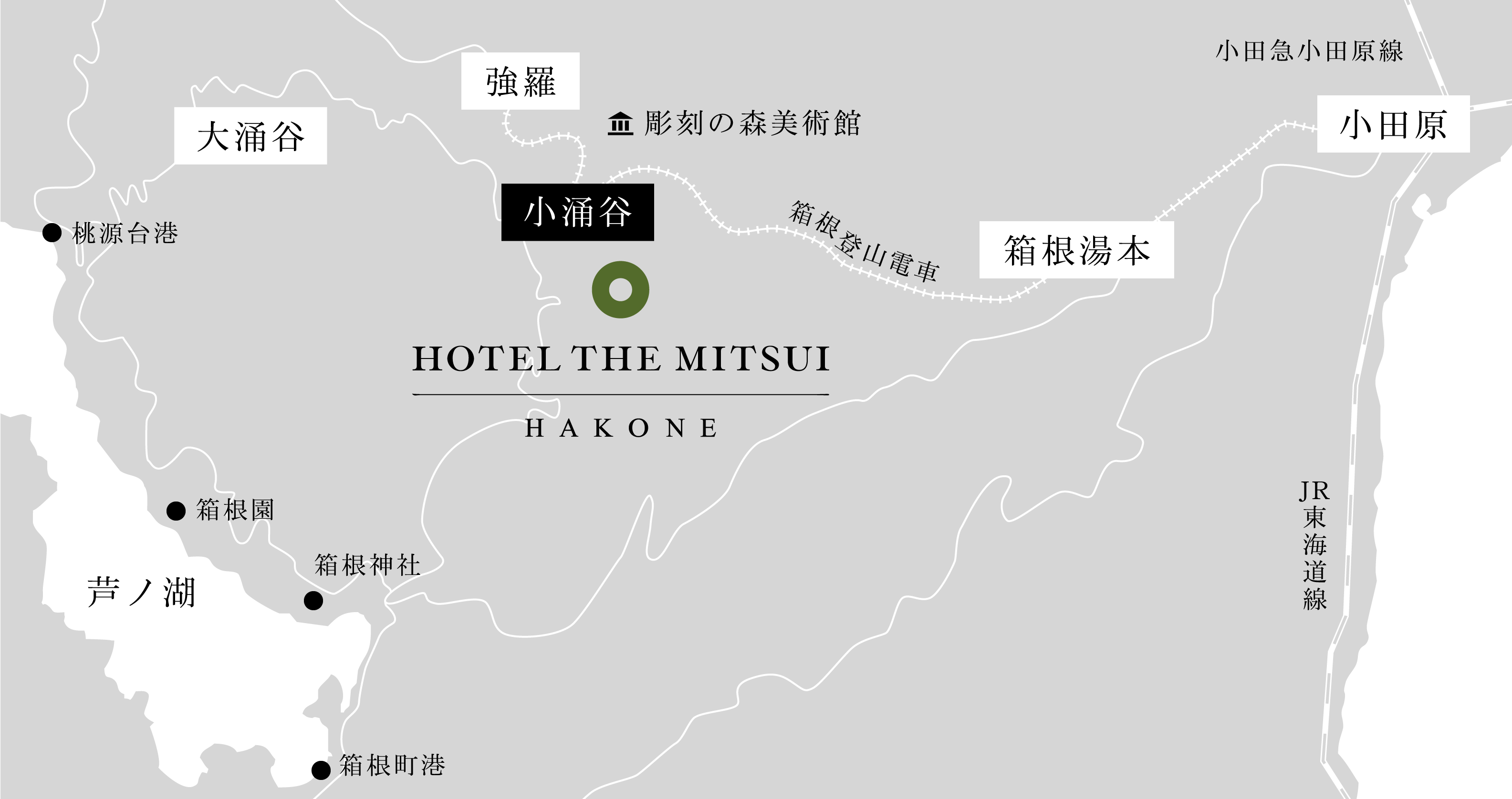 HOTEL THE MITSUI HAKONE 周辺マップ