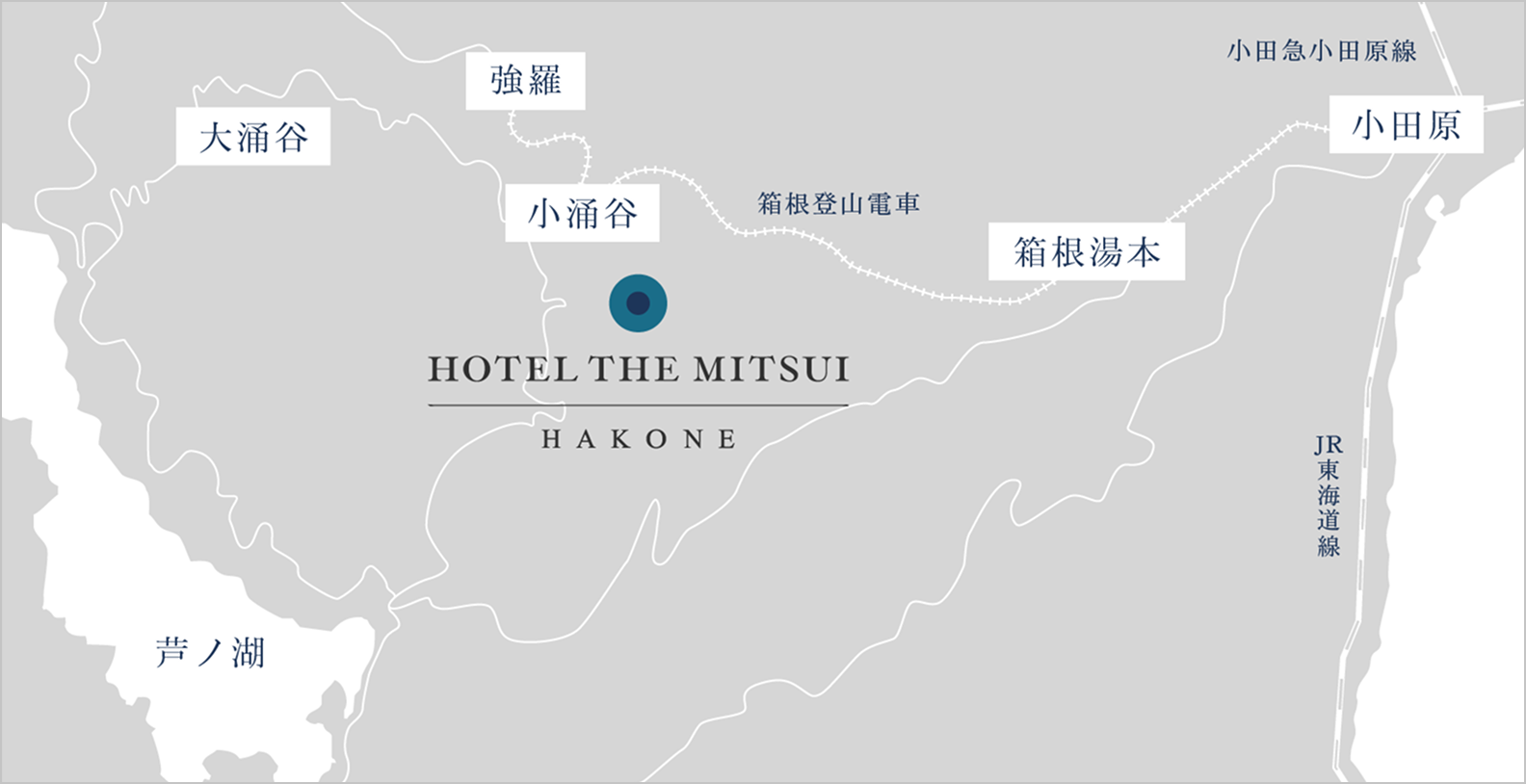 HOTEL THE MITSUI HAKONE 周辺マップ