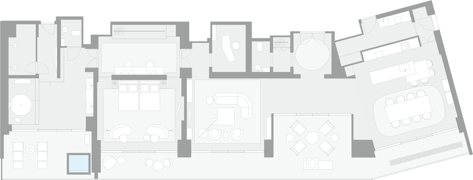 Presidential Suite Room Layout