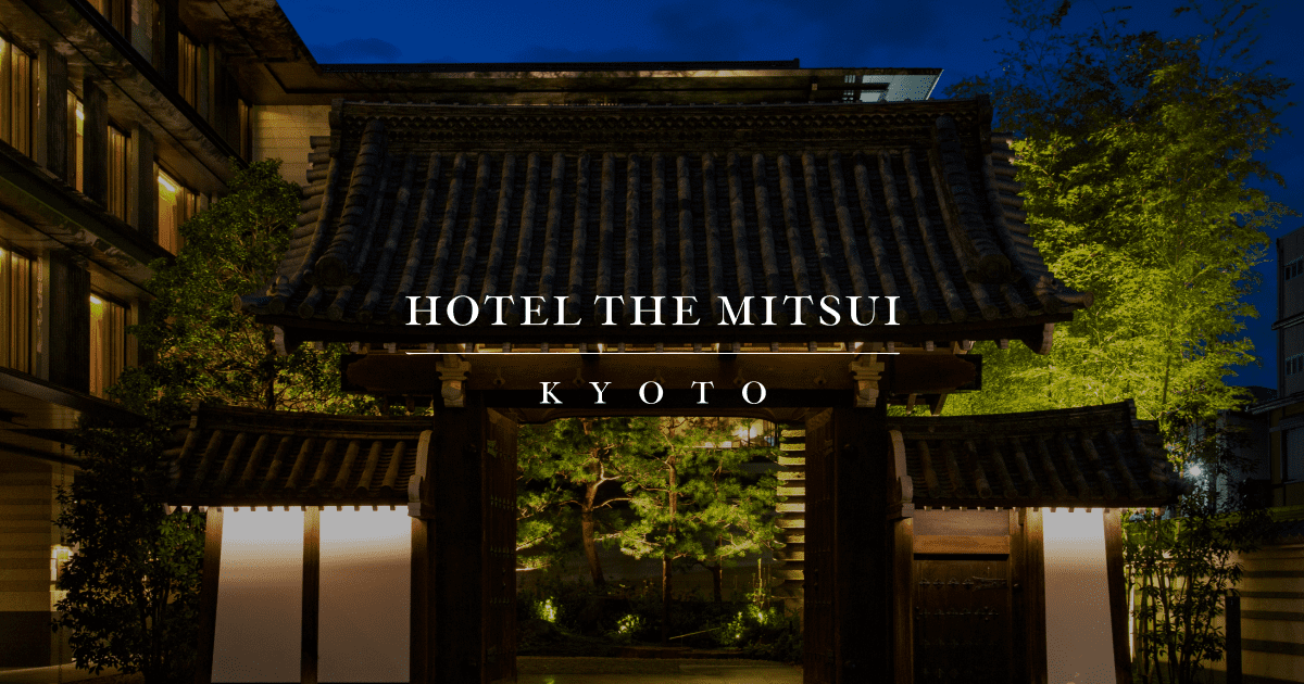 Hotel The Mitsui Kyoto Official Website